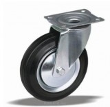 Kerék forgóvillás talpas 125 fémfelnis