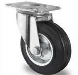 Kerék forgóvillás talpas 125 fémfelnis