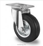 Kerék forgóvillás talpas 80 fémfelnis