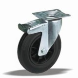 Kerék önbeálló talpas műanyag felnis fékezhető 200 31233 (11536)