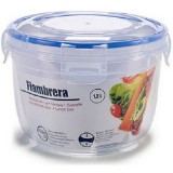 Kerek patentzáras ételtároló 1200ml DÜ340