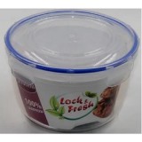 Kerek patentzáras ételtároló 2100ml DÜ341