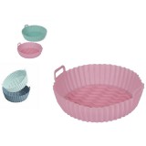 Kerek szilikon sütőforma airfryer sütőbe többféle színben 16cm ENG-533