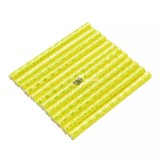 Kerékpár küllő dísz, Fényvisszaverő rúd biciklire, biztonsági kiegészítő (12 db, fehér)