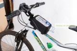 Kerékpáros táska, mobiltartós