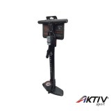 Kerékpárpumpa Velotech műhelyi nyomásmérős acél