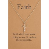 Keresztes hit nyaklánc