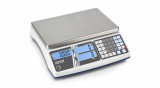 KERN CIB 6K-4 (6kg/0,0005kg) memóriás (50+20 cikknek) darabszámláló digitális asztali mérleg ellenőrző mérés, adapter, akkumulátor