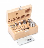 KERN & Sohn KERN 343-05 Súlysorozat, Súlykészlet, fadobozban 1 mg - 500 g M1
