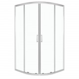 Kerra Aruba 80 GL króm íves zuhanykabin tálca nélkül