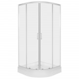 Kerra Aruba 80 króm íves zuhanykabin Alan tálcával