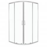 Kerra Aruba 90 GL króm íves zuhanykabin tálca nélkül