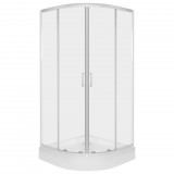 Kerra Aruba 90 króm íves zuhanykabin Alan tálcával