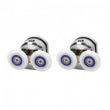 Kerra CHZ3 zuhanykabin felső kis dupla görgő, 2 db, króm