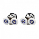 Kerra CHZ3 zuhanykabin felső kis dupla görgő, 2 db, króm