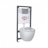 Kerra Delos Chrome falba építhető WC tartály szett