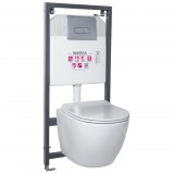 Kerra Kasos Pacific Chrome falba építhető WC tartály szett