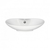 Kerra KR-139 kerámia design mosdó 58x38 cm, fényes fehér