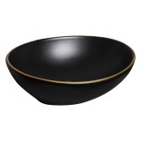 Kerra KR-707 fekete-arany kerámia design mosdó