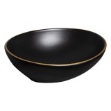 Kerra KR-707 fekete-arany kerámia design mosdó