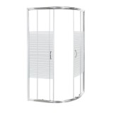 Kerra Madera 100x80 univerzális íves zuhanykabin tálca nélkül