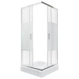 Kerra Madera 80 szögletes zuhanykabin tálcával 80x80x206 cm