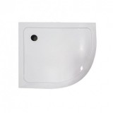 Kerra MEMPHIS100TALCABAL Memphis aszimmetrikus íves akril zuhanytálca 100x80x13 cm balos