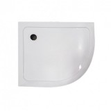 Kerra MEMPHIS100TALCABAL Memphis aszimmetrikus íves akril zuhanytálca 100x80x13 cm balos