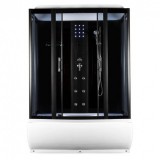 Kerra MOCCA150 hidromasszázs zuhanykabin, 150x90x225 cm-es méretben
