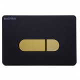 Kerra Pacific fekete-arany WC nyomólap K-50 Slim szetthez