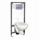 Kerra Rossa Adriatic Chrome falba építhető WC tartály szett