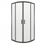 Kerra Soho Black 80 íves zuhanykabin zuhanytálca nélkül
