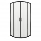 Kerra Soho Black 80 íves zuhanykabin zuhanytálca nélkül