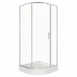 Kerra Solid RPS 80 íves egyajtós zuhanykabin tálca nélkül