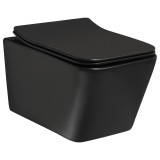 Kerra Tinos BLM fekete fali rimless WC