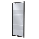 Kerra Tomar DR 80 nyíló zuhanyajtó 80x190 grafit matt csíkos üveggel