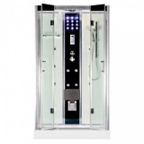 Kerra Tuluza 80x120 cm szögletes hidromasszázs zuhanykabin