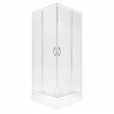 Kerra Xenia SQ 90 fehér szögletes zuhanykabin Victor plus tálcával