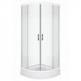 Kerra XENIA90 XENIA íves zuhanykabin, 90x90x195 cm méretben