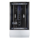 Kerra XL120 hidromasszázs kádkabin, 120x85x220 cm-es méretben