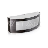 Kerti fali lámpa E27 rozsdamentes acél és PC IP44