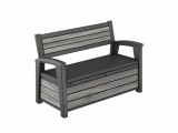 Kerti pad Keter Deco Garden Bench Storm grey