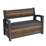 Kerti pad Keter Deco Garden Bench Walnut