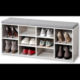 KESPER Cipőtartó állvány ülőkével, szürke (1593113)