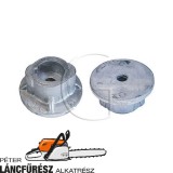 Késtartó, kés rögzítés 10,0 mm, H (belső magasság) 15,6 mm