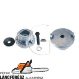 Késtartó, kés rögzítés 10,0 mm, H (belső magasság) 15,6 mm