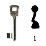 Készkulcs Titan 401-es zárhoz (1-es kulcs)