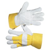 kesztyű munkához, Eider, HS-01-002; 10-es, marhahasíték, sárga
