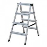 Két oldalon járható létra, 2x4 lépcsőfokos, KRAUSE "Dopplo"