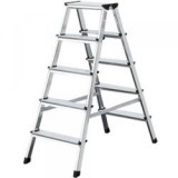 Két oldalt járható alu létra 2 x 6 fokos (10723)